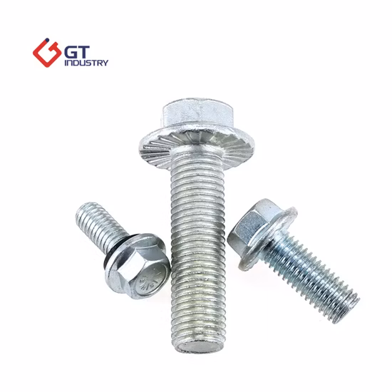 Sechskant-Flanschschraube mit halben Zähnen M10