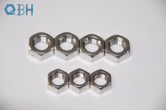 DIN 934 Sechskant-Sechskantmutter, verzinkt, schwarz, HD-G-beschichtet